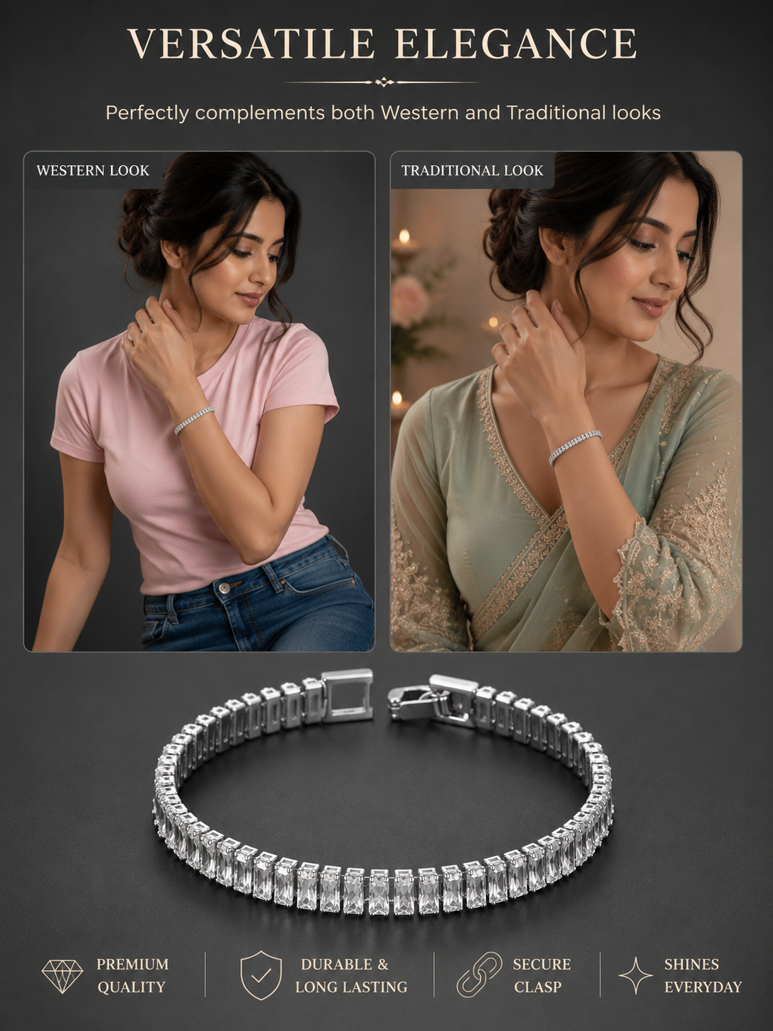 Classic Baguette Tennis Bracelet