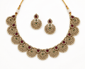 Royal Navratri Necklace Set with Earrings