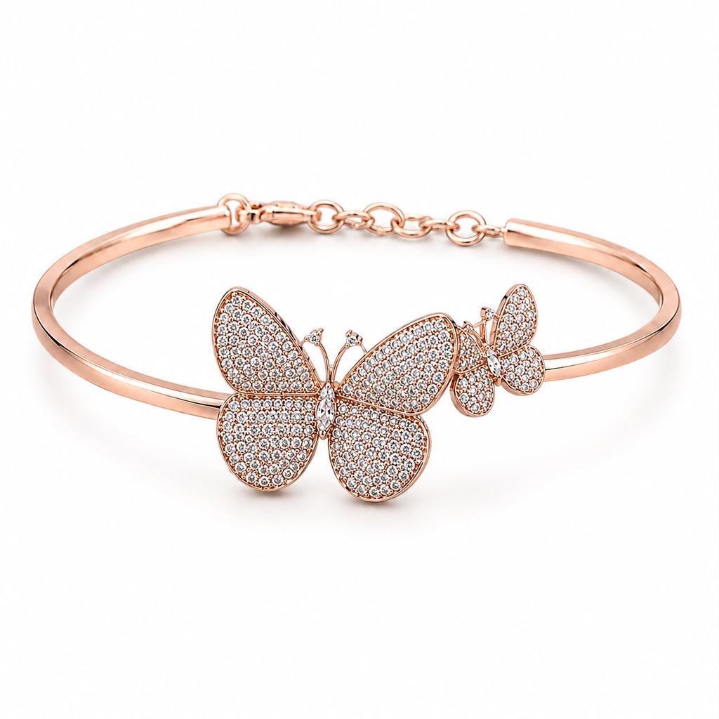 Butterfly Rose Gold Bracelet