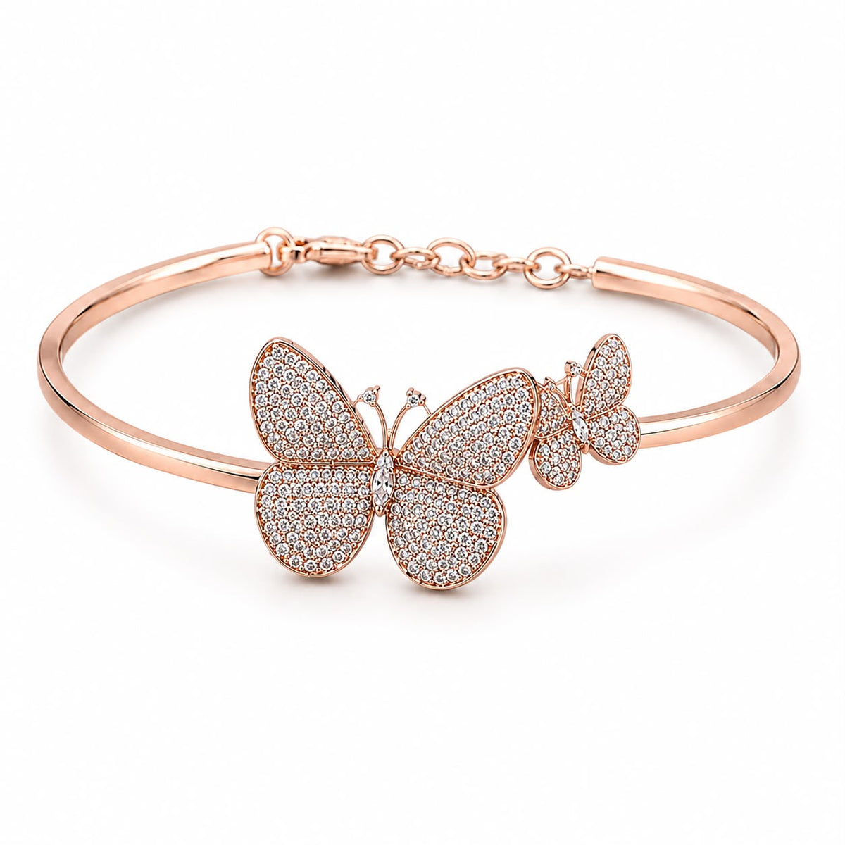Butterfly Rose Gold Bracelet