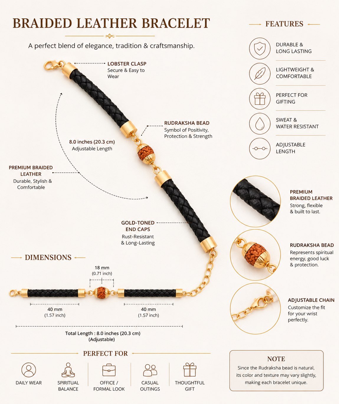 Divine Rudraksha Rakhi